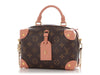 Louis Vuitton Monogram and Peach Petite Malle Souple