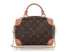 Louis Vuitton Monogram and Peach Petite Malle Souple