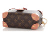 Louis Vuitton Monogram and Peach Petite Malle Souple