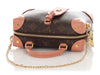 Louis Vuitton Monogram and Peach Petite Malle Souple