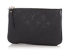 Louis Vuitton Black Monogram Empreinte Double Zip Pochette