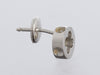 Louis Vuitton 18K White Gold Empreinte Pierced Stud Earrings