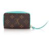 Louis Vuitton Monogram Cyan Zippy Multicartes