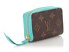 Louis Vuitton Monogram Cyan Zippy Multicartes