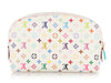 Louis Vuitton White Multicolore Monogram Cosmetic Pouch