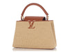 Louis Vuitton Raffia Capucines PM