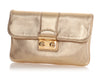 Louis Vuitton Gold Sofia Coppola SC Slim Clutch