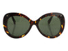 Louis Vuitton Brown Tortoise Round Sunglasses