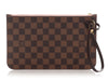 Louis Vuitton Damier Ebène and Rose Ballerine Neverfull Pouch MM/GM