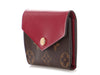 Louis Vuitton Red and Monogram Zoe Wallet