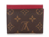 Louis Vuitton Red and Monogram Zoe Wallet