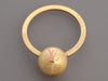 Louis Vuitton Gold Initials Sphere Key Ring