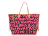 Louis Vuitton Pink Monogram Graffiti Neverfull GM