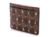 Louis Vuitton Damier Ebène Studs and Flowers Card Holder