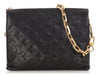 Louis Vuitton Black Lambskin Coussin PM