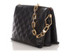 Louis Vuitton Black Lambskin Coussin PM