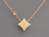 Louis Vuitton 18K Yellow Gold Onyx and Diamond Color Blossom BB Star Pendant Necklace