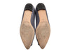 Manolo Blahnik Graphite Satin Hangisi Flats