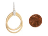 Marco Bicego Two-Tone 18K Gold Diamond Cairo Piercred Drop Earrings