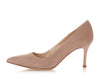 Manolo Blahnik Beige Suede BB 70mm Pumps