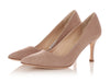 Manolo Blahnik Beige Suede BB 70mm Pumps