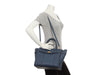 Mulberry Small Pale Navy Matte Crocodile Embossed Bayswater Zip Tote