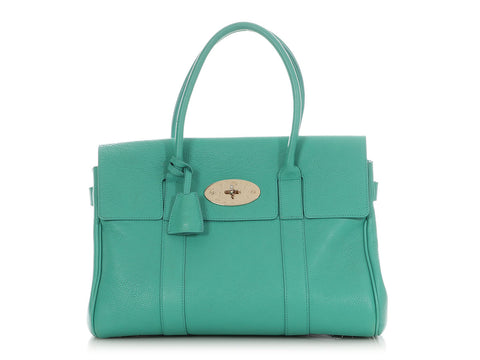 Mulberry Turquoise Bayswater Tote