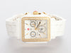 Michele Two-Tone White Ceramic Diamond Deco Watch 33mm