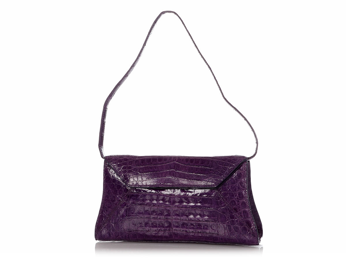 Bottega Veneta Small Purple Hobo - Ann's Fabulous Closeouts