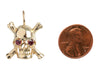 Yellow Gold Skull Pendant