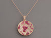 Effy 14K Rose Gold Ruby and Diamond Royale Pendant Necklace