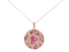 Effy 14K Rose Gold Ruby and Diamond Royale Pendant Necklace