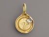 SeidenGang Two-Tone Diamond Cracked Medallion Pendant