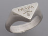 Prada Sterling Silver Symbole Ring