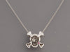 Roberto Coin 18K White Gold Diamond Tiny Treasures Skull Pendant Necklace