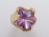 Fred of Paris 18K Yellow Gold Amethyst and Diamond Ring