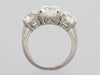Tiffany & Co. Platinum 5-Carat 3-Stone Diamond Ring