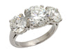 Tiffany & Co. Platinum 5-Carat 3-Stone Diamond Ring