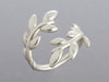 Tiffany & Co. Sterling Silver Paloma Picasso Bypass Olive Leaf Ring