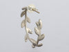 Tiffany & Co. Sterling Silver Paloma Picasso Olive Leaf Pierced Hoop Earrings