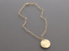 Tiffany & Co. Elsa Peretti 18K Yellow Gold Round Disc Pendant Necklace