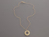 Tiffany & Co. 18K Yellow Gold Tiffany T Circle Pendant Necklace