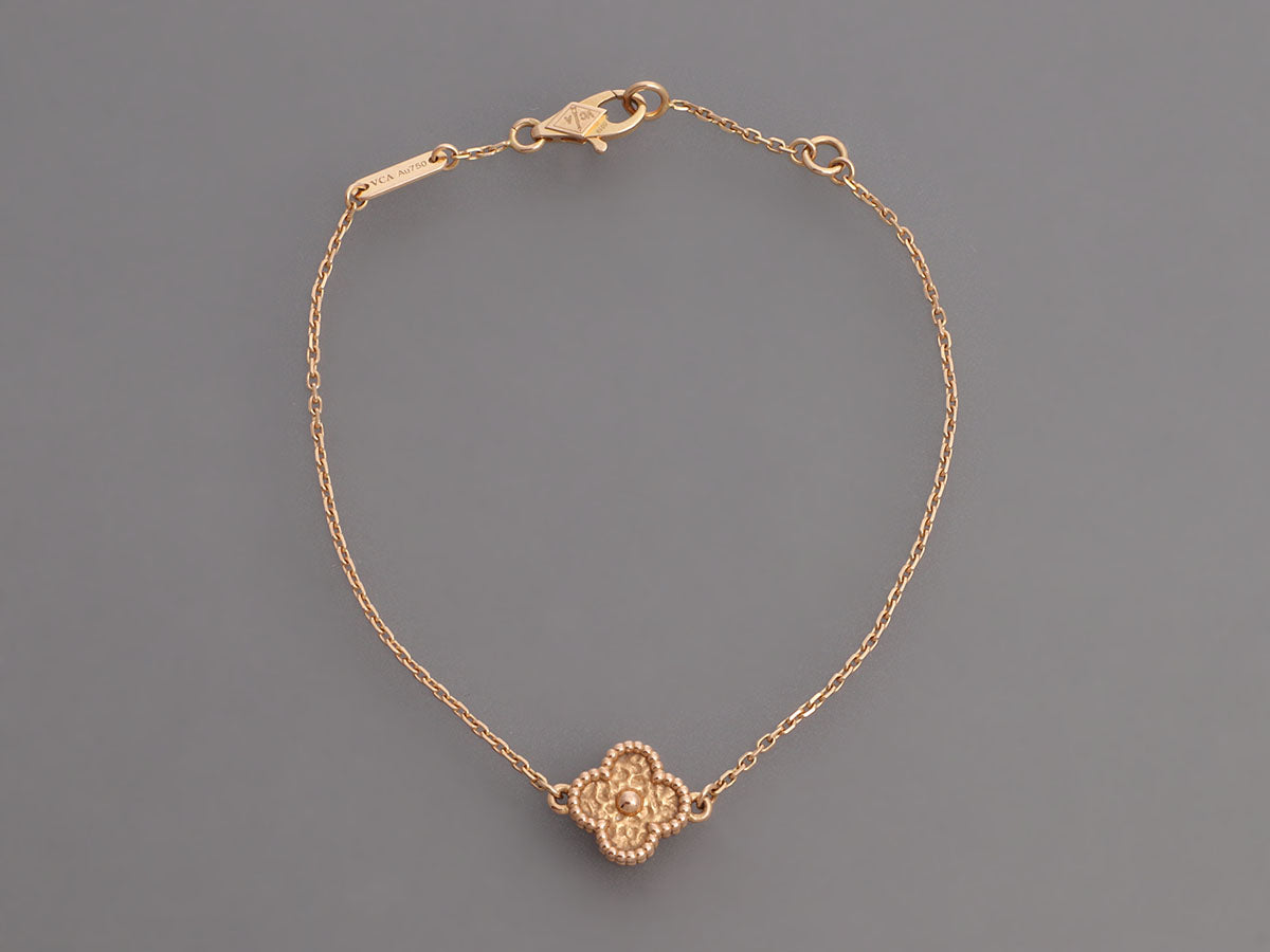 Sweet Alhambra bracelet 18K rose gold - Van Cleef & Arpels