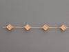 Van Cleef & Arpels 18K Rose Gold 6-Motif Sweet Alhambra Bracelet