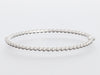 Van Cleef & Arpels Medium 18K White Gold Perlée Pearls of Gold Bracelet