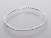 Van Cleef & Arpels Medium 18K White Gold Perlée Pearls of Gold Bracelet