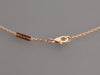Van Cleef & Arpels 18K Rose Gold Obsidian 2023 Holiday Vintage Alhambra Pendant Necklace