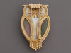 Van Cleef & Arpels 18K Yellow Gold Lucky Owl Pendant/Clip