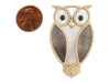 Van Cleef & Arpels 18K Yellow Gold Lucky Owl Pendant/Clip