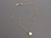 Van Cleef & Arpels 18K Yellow Gold MOP Vintage Alhambra Pendant Necklace